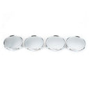 4Pcs 75mm/69mm Center Caps Hub Cover Hub Chrome Car Wheels Caps For Mercedes