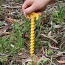 20x Tent Peg Ground Nails Screw Nail Stakes Anti-rust Plastic Outdoor Camp Trip