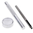 180Set Leather Rivets Double Cap Rivet Tubular Metal Studs with Fixing DVU KKB