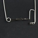 10x Stainless Steel Fishhook Automatic Device Trap Fishing Hook Tool Acc IIS