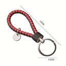 10x Keychain Leather Rope Strap Weave Keyring Key Chain Braided Ring Key Fob New