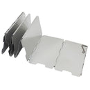 Outdoor Burner Windshield 9 Plate Foldable Camp Cooking Gas Stove Wind  XYZ