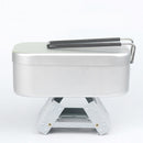 2x Small Folding Alcohol Stove Pocket Alcohol Stove Outdoor Cooking Camping QRW