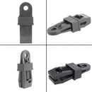 10x Tent Plastic Clip Canopy Clip  Wind Rope Clamp Awnings Outdoor Campin g g