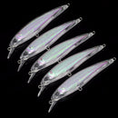 10pcs Unpainted Hard Bait Blank Crankbait Wobblers Fishing Lure Bodies Tackle