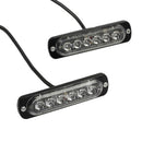 Blue 6 LED Dash Strobe Light Flash Emergency Warning Safety Lamp For Car 1pc