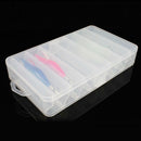 Double Sided Fishing Lure Hooks Tackle Storage Box Case Clear Waterproof New
