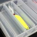 Double Sided Fishing Lure Hooks Tackle Storage Box Case Clear Waterproof New