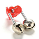 20x Sea Bream Bell Red Plastic Clip Double Rod Bite Alarm Fishing Bells Ring zxc