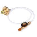 Portable Camping Stove Use Burner Gas Propane Refill Adapter Flat Tank GZU