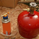 Outdoor Gas Stove Refill Adapter Burner LPG Flat Cylinder Coupler Bottle GYA
