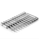 12Pcs 50mm Hollow Plum Blossoms  Screw Driver Bits Magnetic Set T5-T40 nre MRB