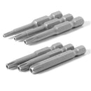 12Pcs 50mm Hollow Plum Blossoms  Screw Driver Bits Magnetic Set T5-T40 nre MRB