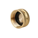 4 Pieces Home Garden Hose 3/4" Inch Female End Fitting Cap Brass Spigot Cap dfh