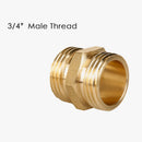 1set 3/4 Inch Home Garden Hose Tap Connector Brass Garden Hosepipe Tap Con AYU