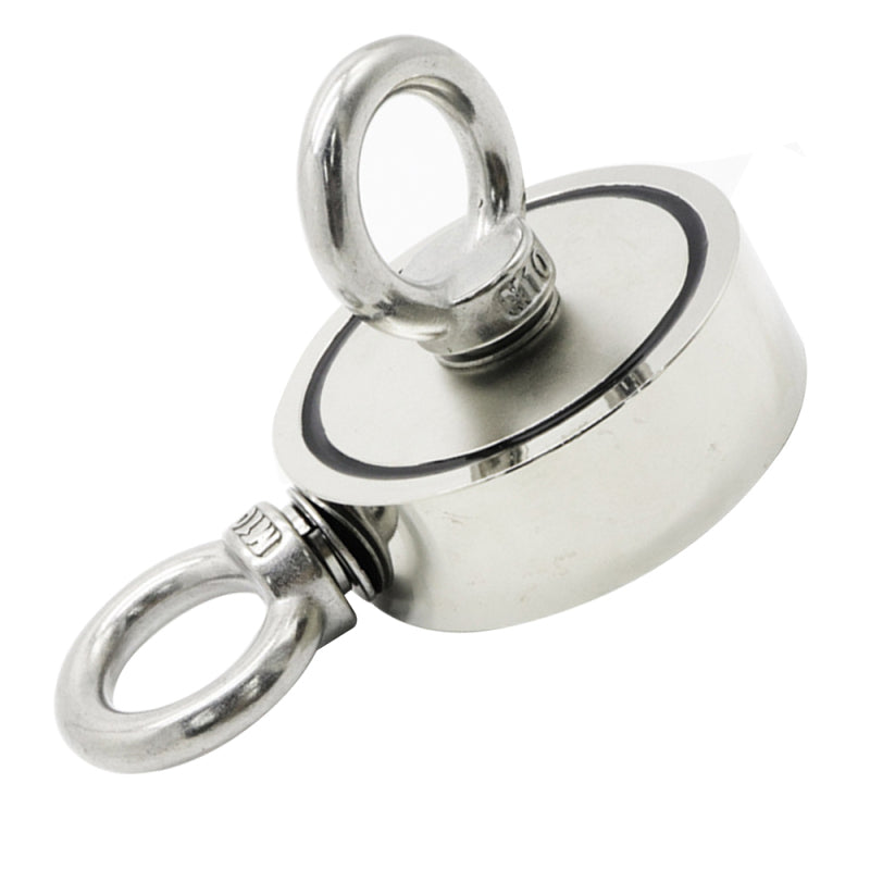 Double-Sided Fishing Magnet Round Pulling Force Super Strong Neodymium Fish CML