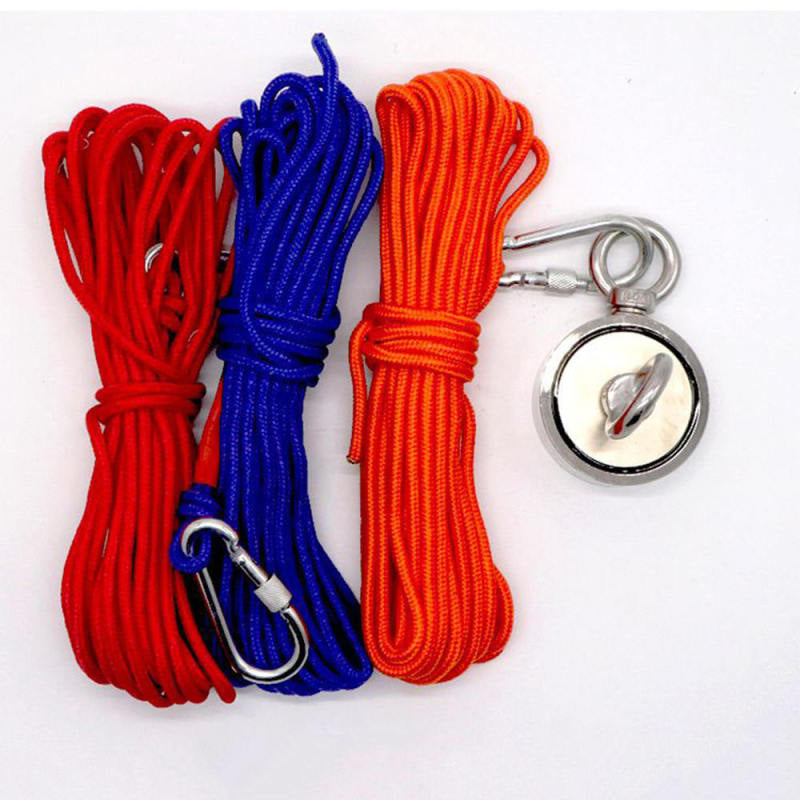 Double-Sided Fishing Magnet Round Pulling Force Super Strong Neodymium Fish CML