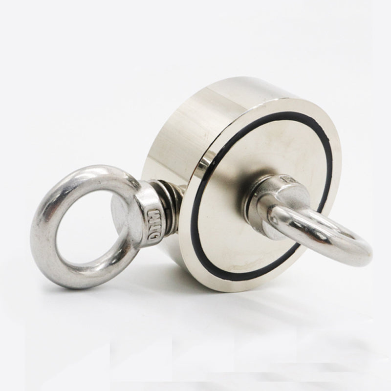 Double-Sided Fishing Magnet Round Pulling Force Super Strong Neodymium Fish CML