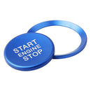 Blue Engine Start Stop Switch Button Cover For VW Golf 7 MK7 GTI R Jetta Arteon