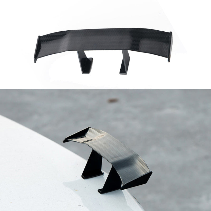 1* Universal Mini Spoiler Car Rear Tail Decoration Spoiler Wing Carbon GWY