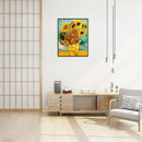 Sunflower Art Paint By Number Kit DIY Digital Oil Painting On Canvas Line YQV