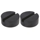 2x Frame Rail Floor Rubber Slotted Jack Disk Pad for Pinch Weld Side Jackpad qwe
