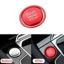 2 sets Engine Start Stop Push Switch Button Cover Ring Trim For VW MK7 GTI R bv