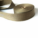 2x Exhaust Manifolds Titanium Heat Wrap Tape Thermal Automobile Refitting+straps