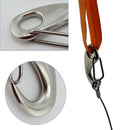 10Pcs Stainless Steel Spring Snap Hook Clips Buckle Shackle Claw  Marine Boat cv