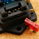 2Pcs Fuse Box Fuse Holder 6 Way Multi-Way Vehicle Circuit Automotive Blade Block