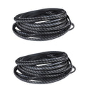 2x 5M Door Anti-Collision Strip Car Edge Guards Strip Trim Molding Carbon Fiber