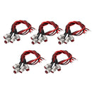 5 sets LED Indicator Light Lamp Bulb Pilot Dash Directional Car Truck Boat 12V