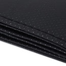 2x Black Universal PU Leather Car Steering Wheel Cover 37-38 cm +Needle Thread y