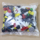 400Pcs Automotive Universal Hybrid Buckle 1-4cm Plastic Rivets Car Automotive