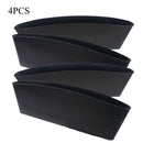 4x Seat Seam Storage Box Phone Holder Organizer Car Auto Accessories