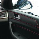 2Pcs Car Decorative Strip Car Stickers Decorative Accessories PVC Plating Film