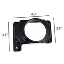 Mass Air Flow Sensor Intake Filter Adapter Plate Black For Mitsubishi