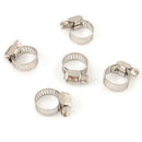 Elastic Drive Hose Clamps Fuel Line Worm Clip Adjustable Stainless Steel 40x
