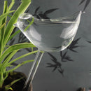 Transparent Glass Plant Flower Holiday Watering Spike Stake Bird Shaped Waterer