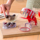 6 Capacity Cherry Pitter Fruit Core Remover Extractor Tool Convenience Easy TGX