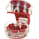 6 Capacity Cherry Pitter Fruit Core Remover Extractor Tool Convenience Easy TGX