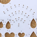 Paper Quilling Template Board-Papercraft DIY Tool Scrapbooks 210*150*8m WIO