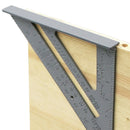 7'' Aluminum Speed Square Triangle Ruler Protractor Miter Framing Measuring ret