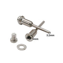 6pcs High-speed-steel Circular Rotary Blade Wheel Discs Mandrel for Wood C HBA