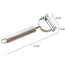 Premium Ultra Sharp Stainless Steel Dual Julienne & Vegetable Peeler 2 in 1 gfd