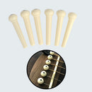 30pcs Plastic Bone Guitar Nut And Saddle + Bridge Pins Set For Acoustic Guitar