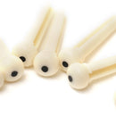30pcs Plastic Bone Guitar Nut And Saddle + Bridge Pins Set For Acoustic Guitar d
