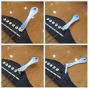 30pcs Plastic Bone Guitar Nut And Saddle + Bridge Pins Set For Acoustic Guitar