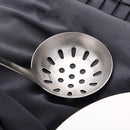 2pcs Stainless Steel Kitchen Utensils Soup Ladle Colander Spoon Cooking Tools vb