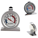 4pcs Stainless Steel Dial Fridge Freezer Thermometer Temperature Gauge Stands